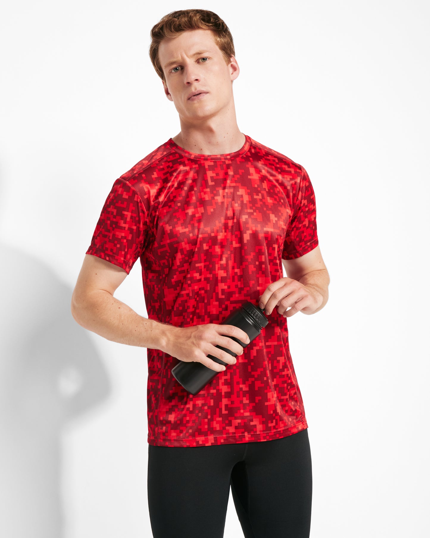 Camiseta deportiva hombre estampada cuello redondo - Assen