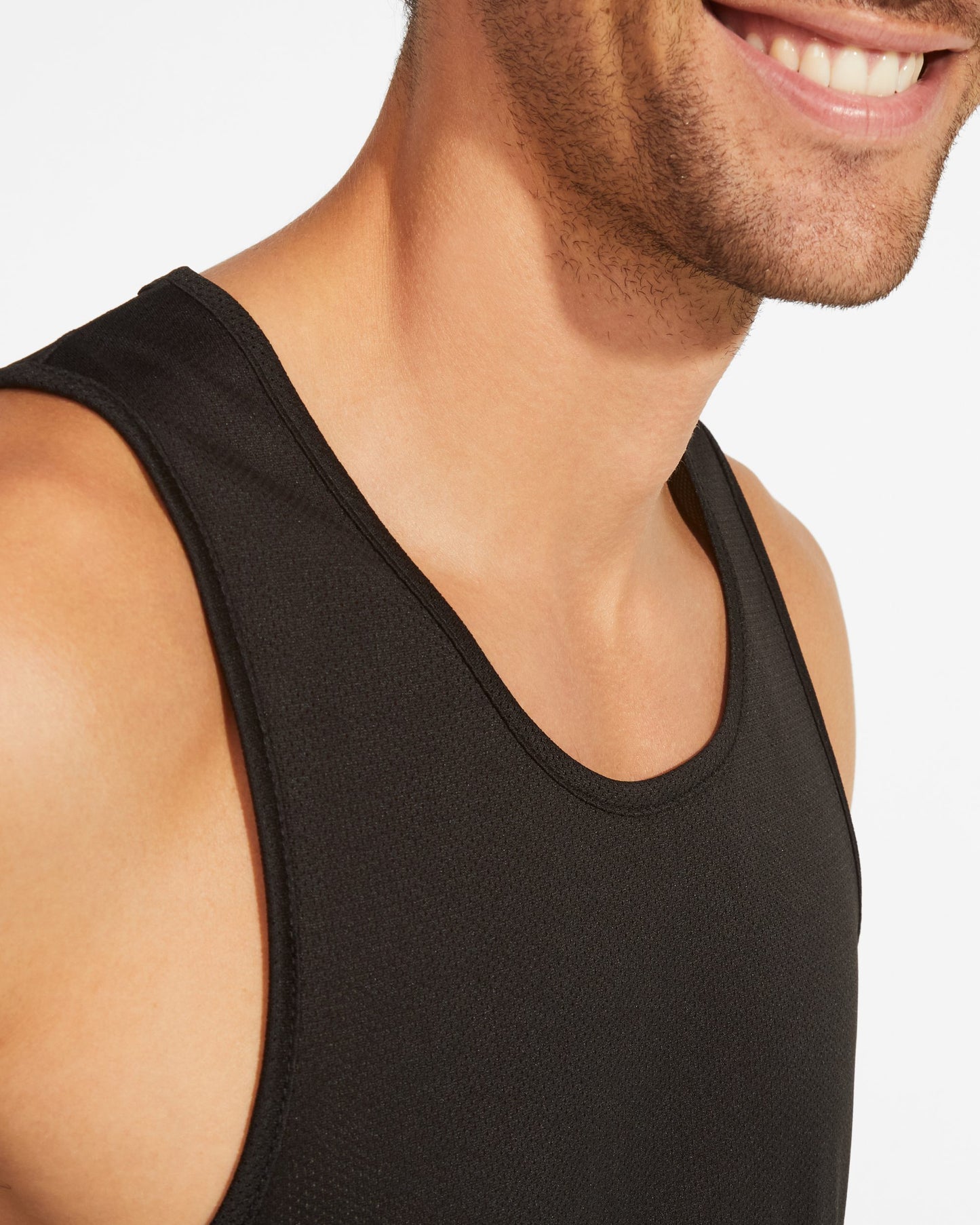 Camiseta de tirantes anchos hombre en tejido micro perforado - Interlagos